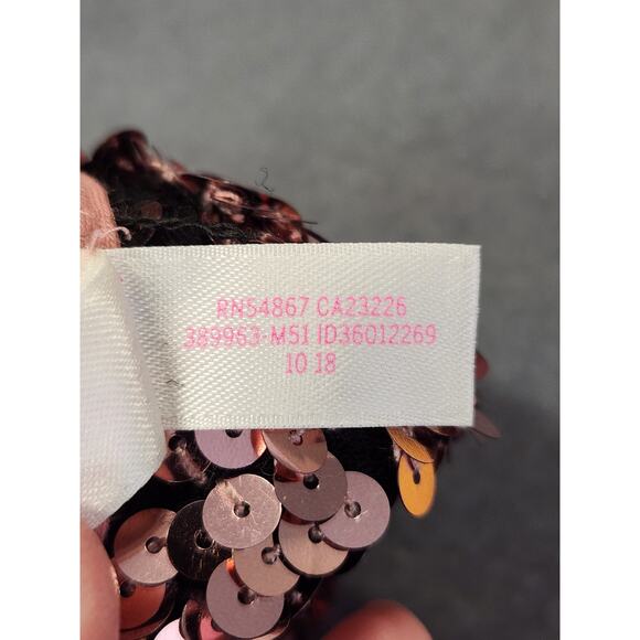 PINK by VICTORIA'S SECRET Sequin Tube Top Womens XS Bling Bandeau Glam Party - Picture 6 of 10